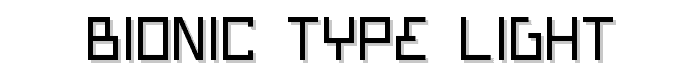 Bionic Type Light font